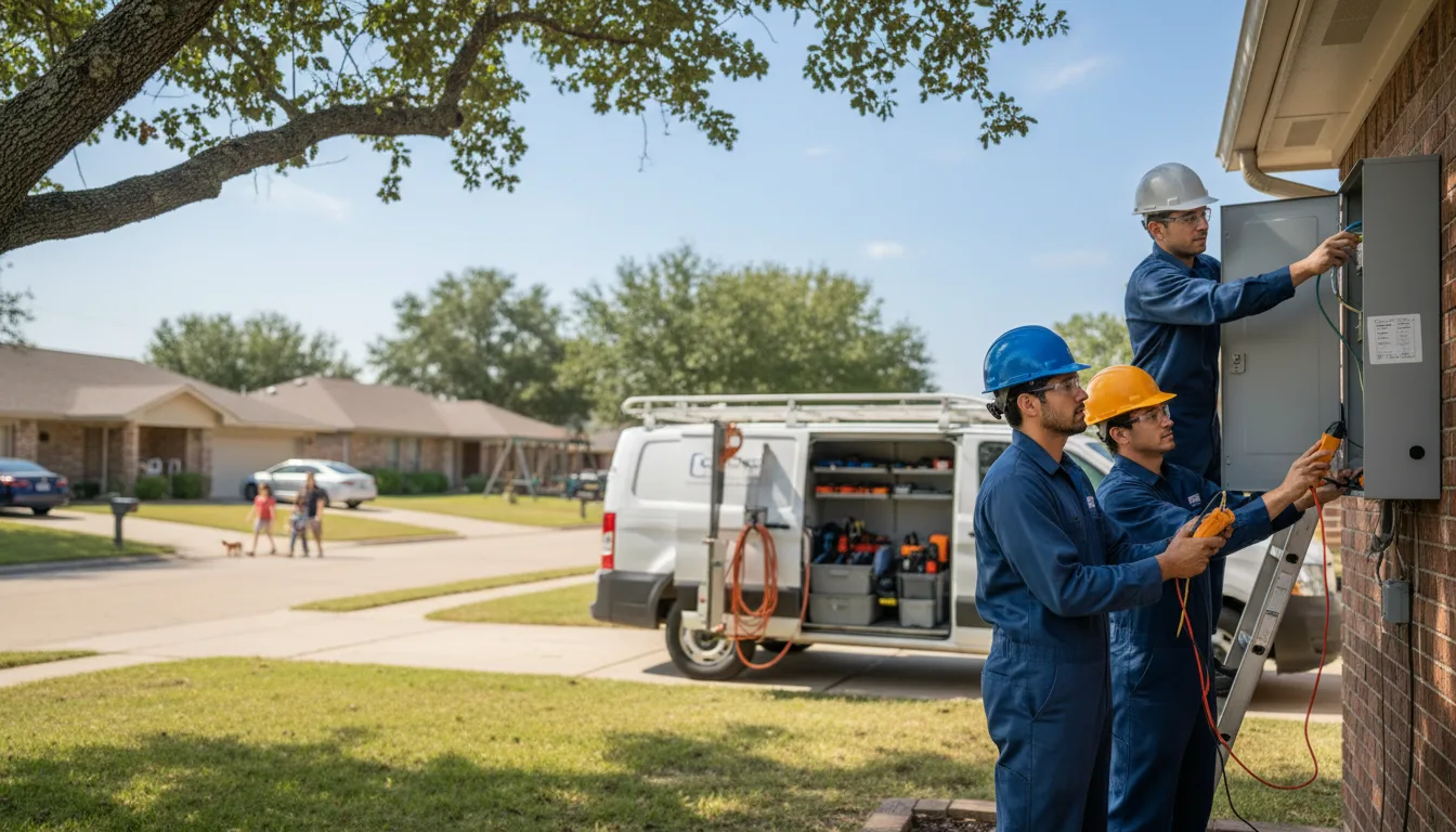 Certified electrician providing emergency electrical services in Midland, NC